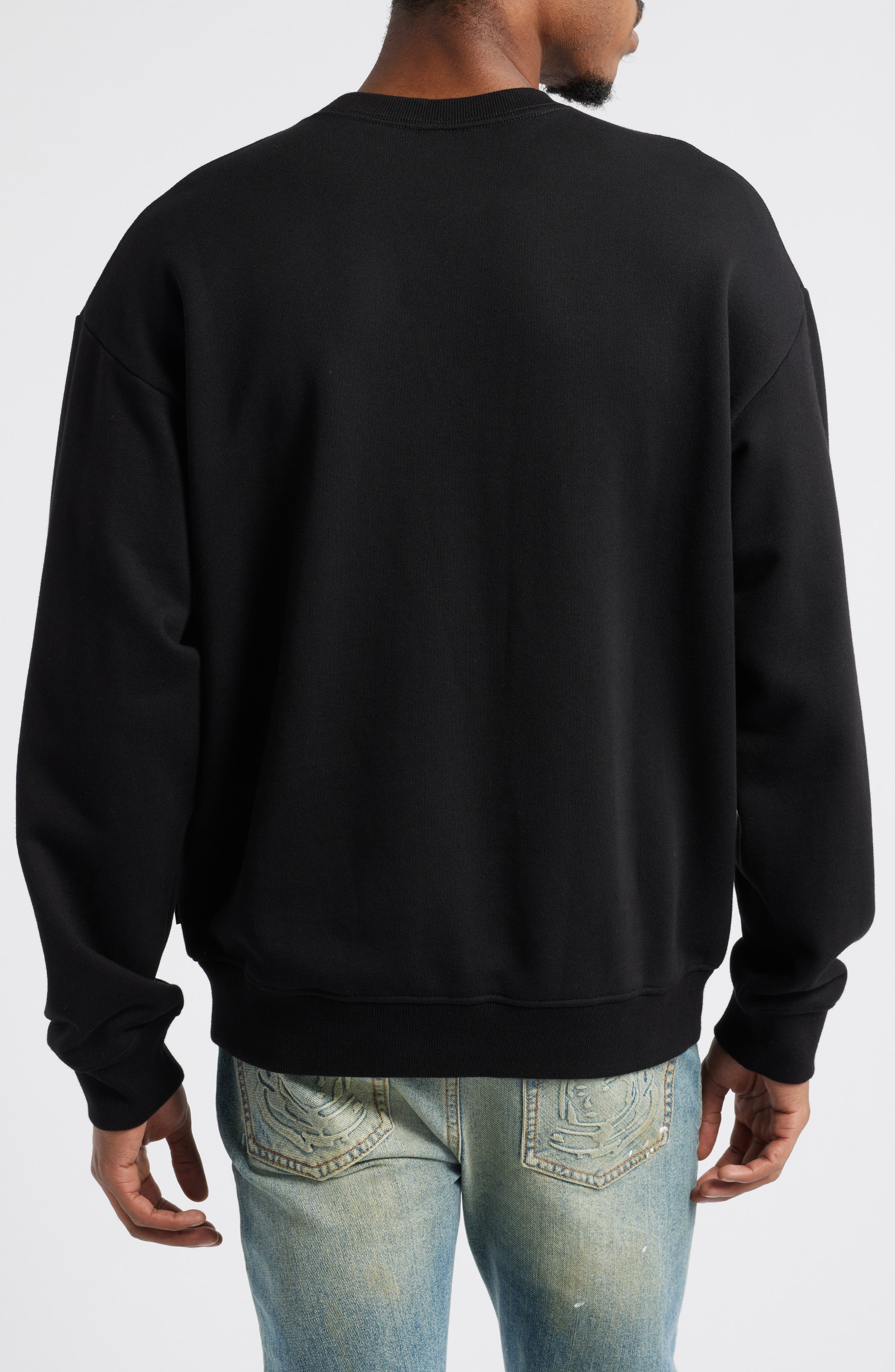 ICECREAM Frigid Cotton Graphic Sweatshirt in Black at Nordstrom - 2