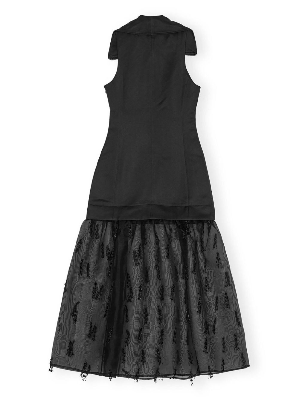 layered-design midi dress - 5