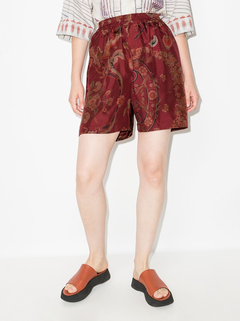 Blaze botanical-print shorts - 2