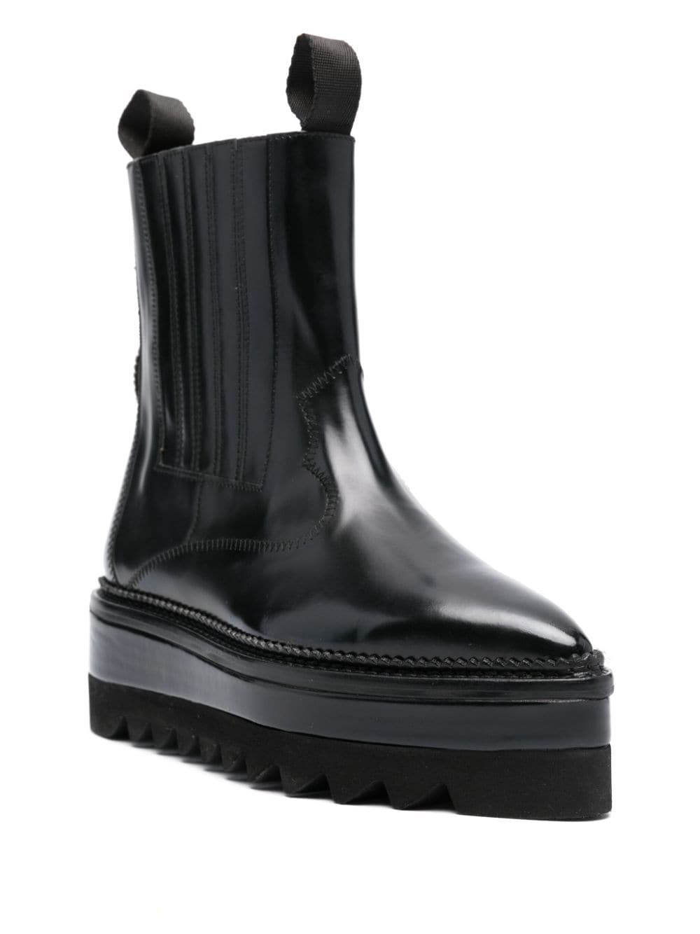 stud-embellished platform boots - 2
