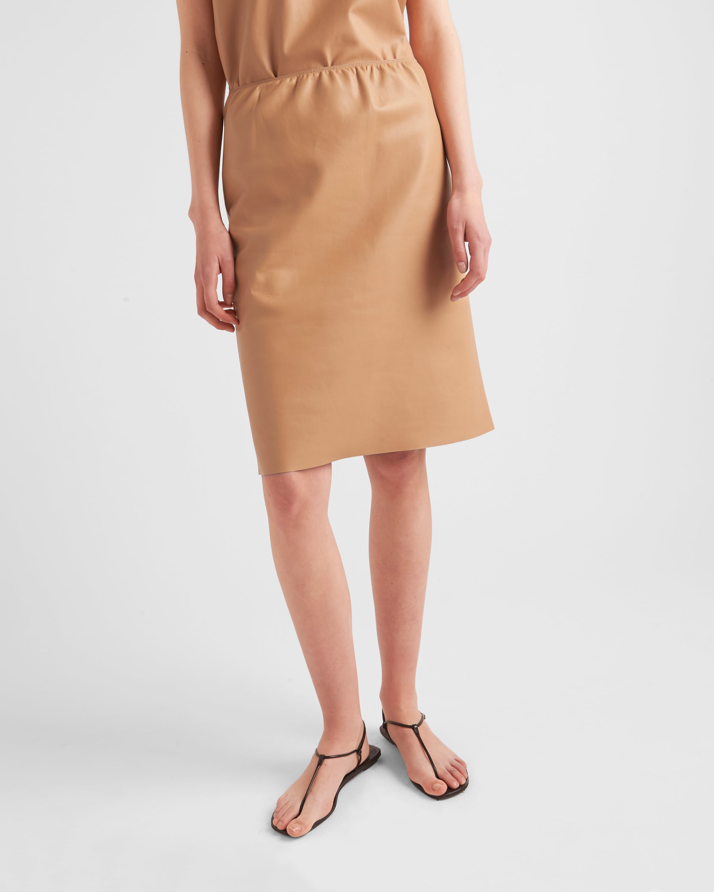 Nappa leather skirt - 3