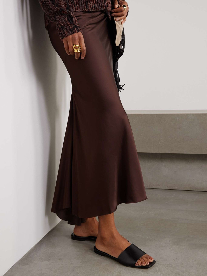 Aeyde Anna leather slides Black outlook