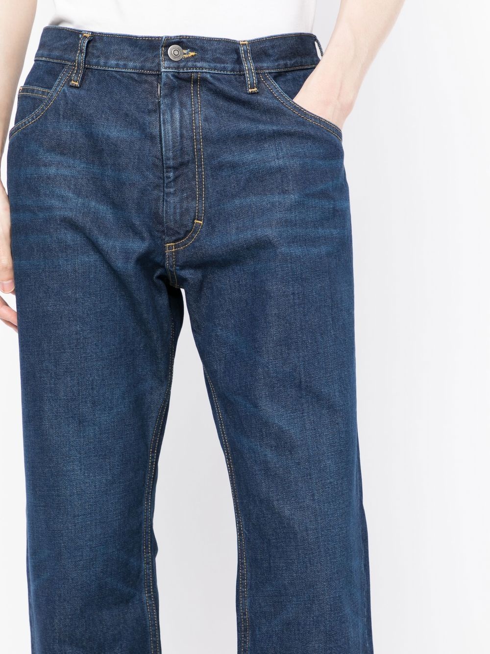 mid-rise bootcut jeans - 5