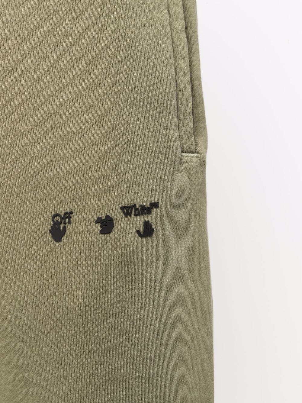 Hands Off logo track pants - 5