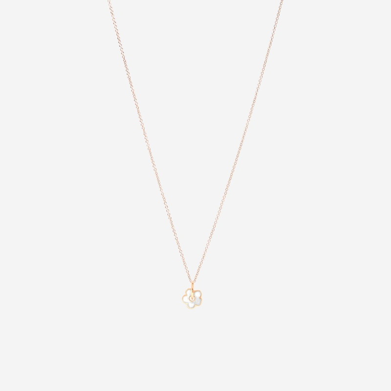 DoDo Rose Gold & Enamel Flower Charm outlook