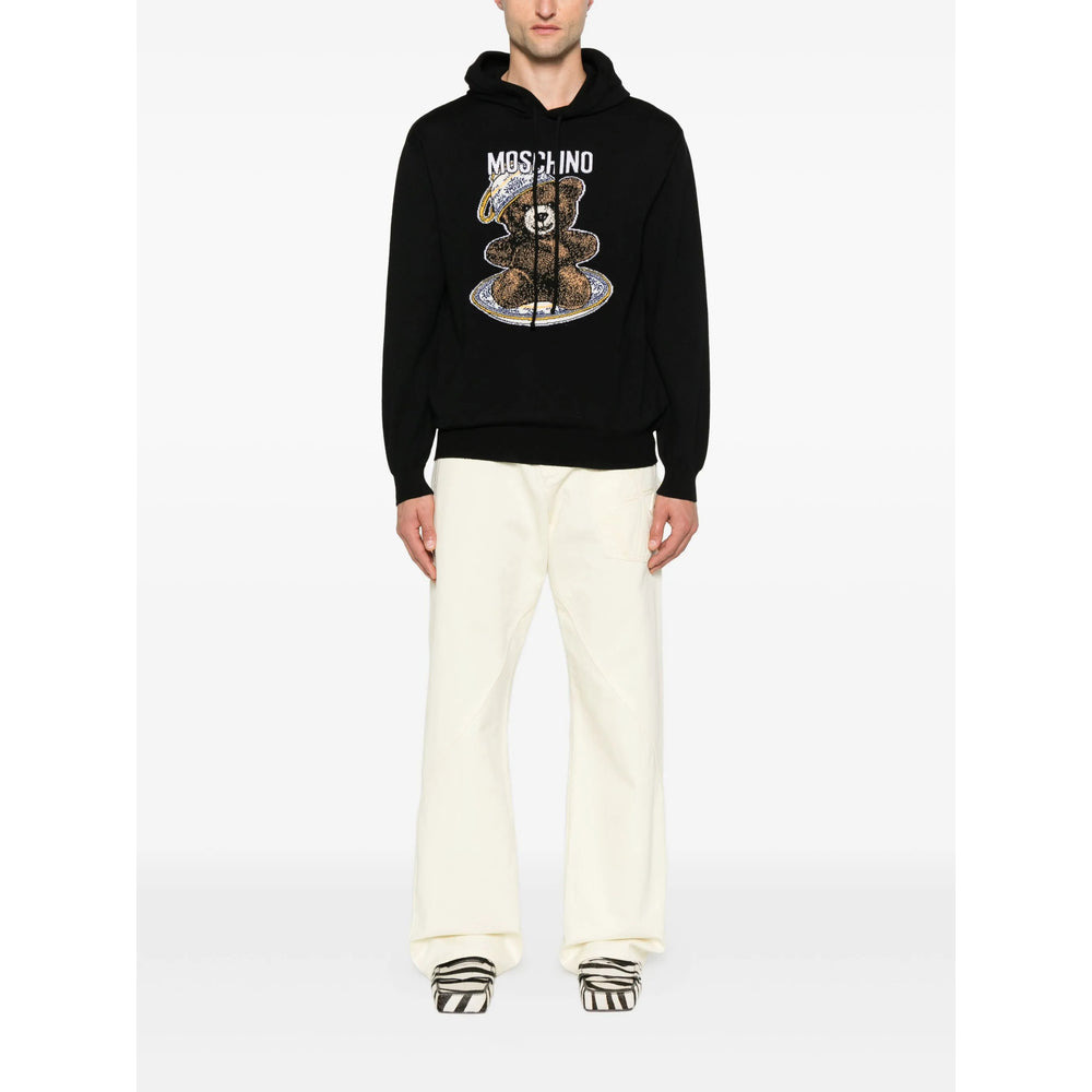 Moschino Black Sweaters & Knitwear - Hoodies Men - 2