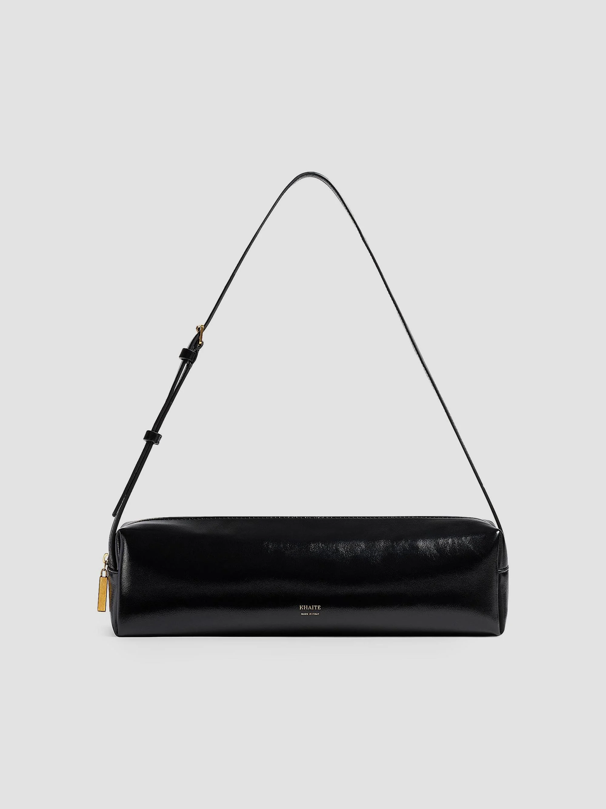 Women's Kye Leather Shoulder Bag - Black - 1