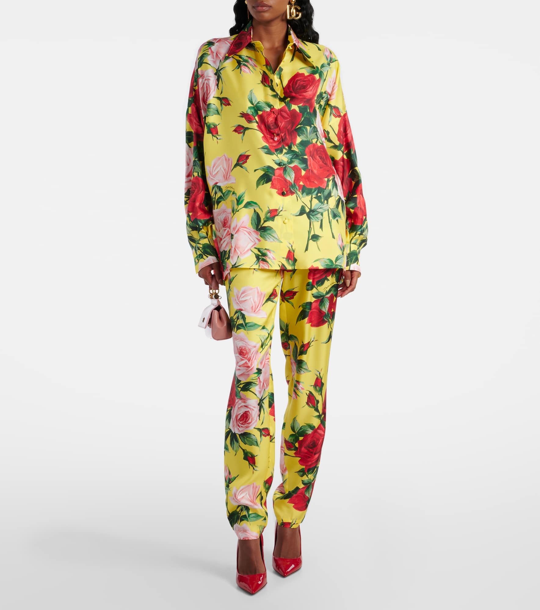 Floral silk shirt - 2