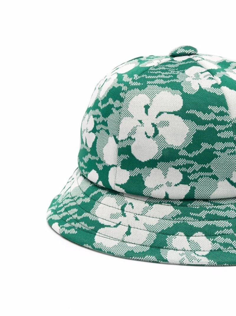 embroidered-logo bucket hat - 2