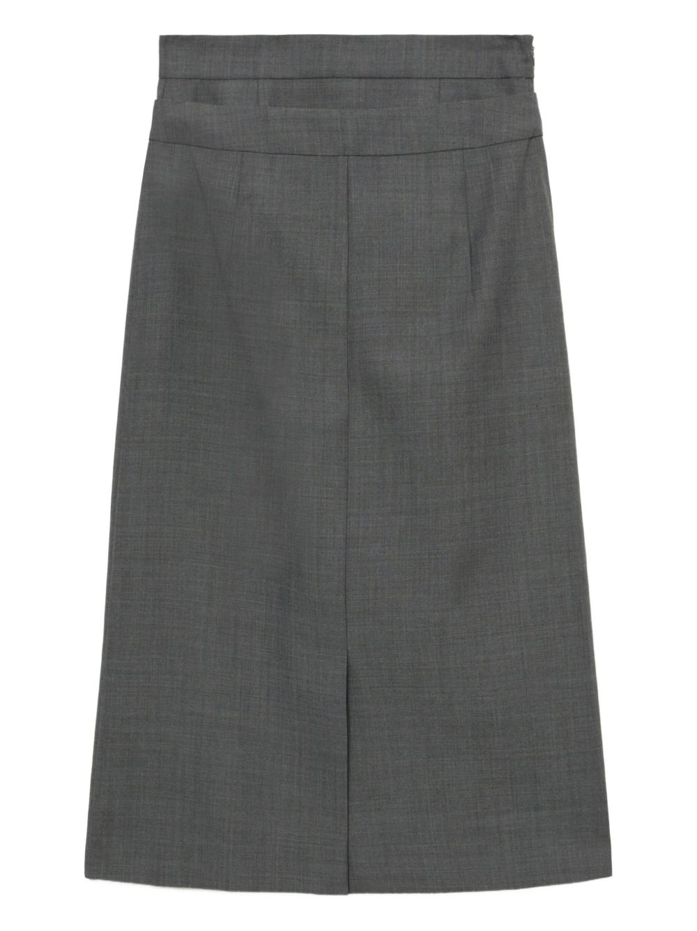 layered-details midi skirt - 6