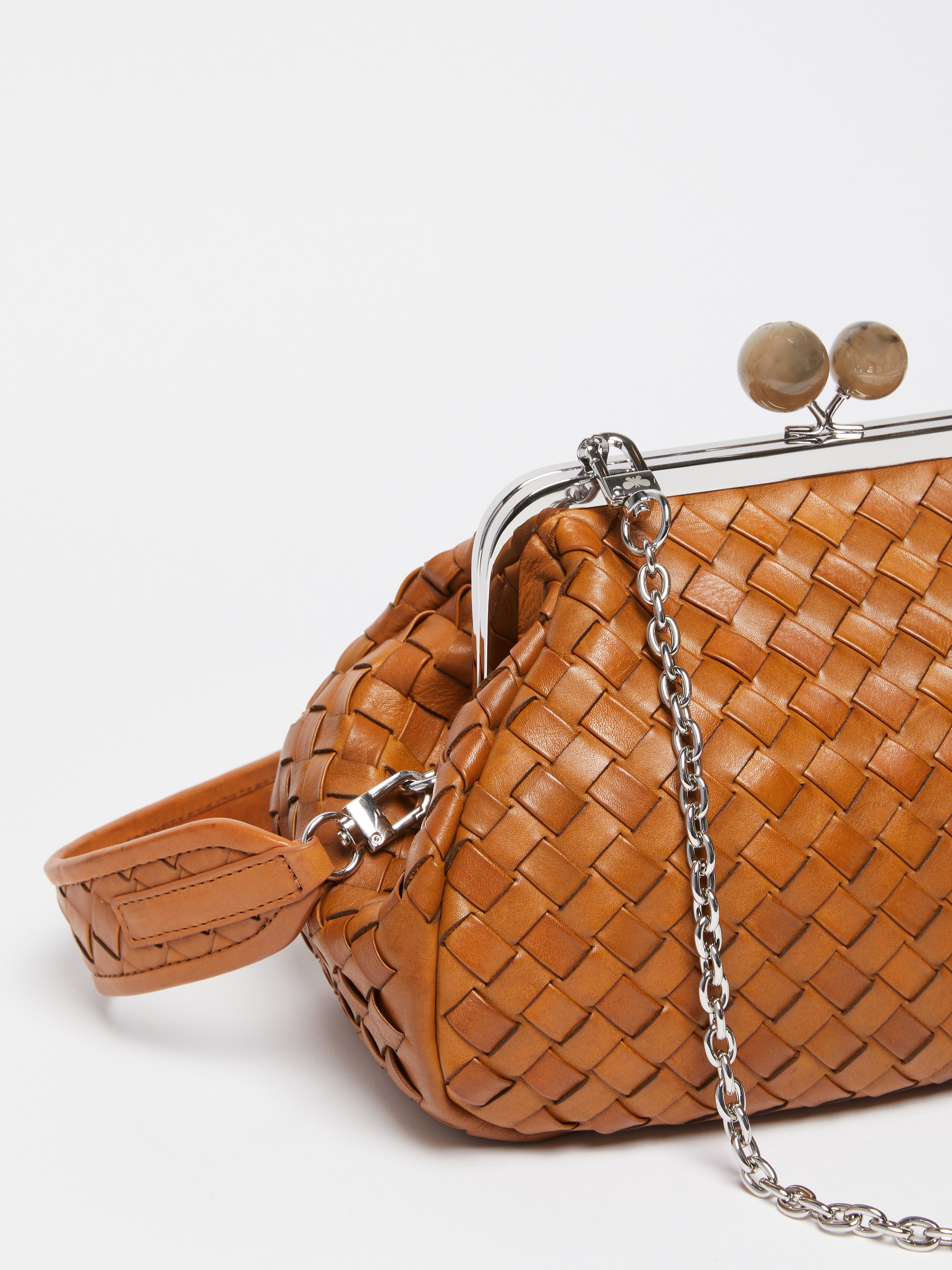 PANCIA1 Medium Pasticcino Bag in woven leather - 4