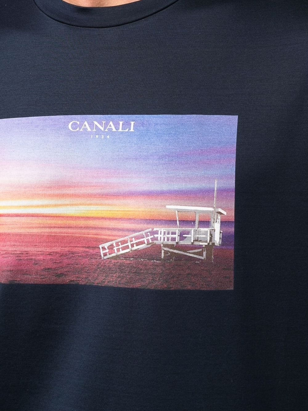 photographic crew-neck T-shirt - 5