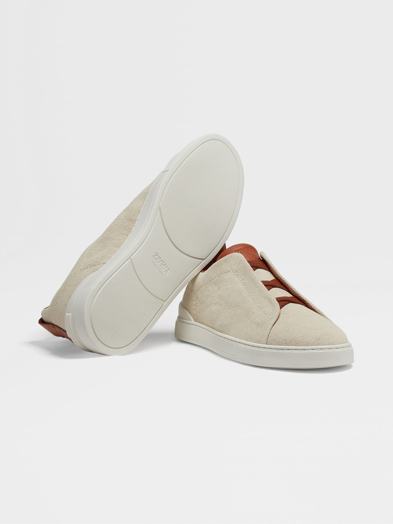 OFF WHITE CANVAS TRIPLE STITCH™ SNEAKERS 6