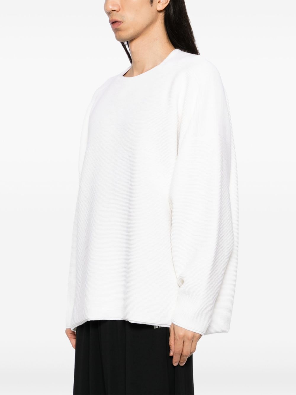 Ottoman straight neck jumper - 3