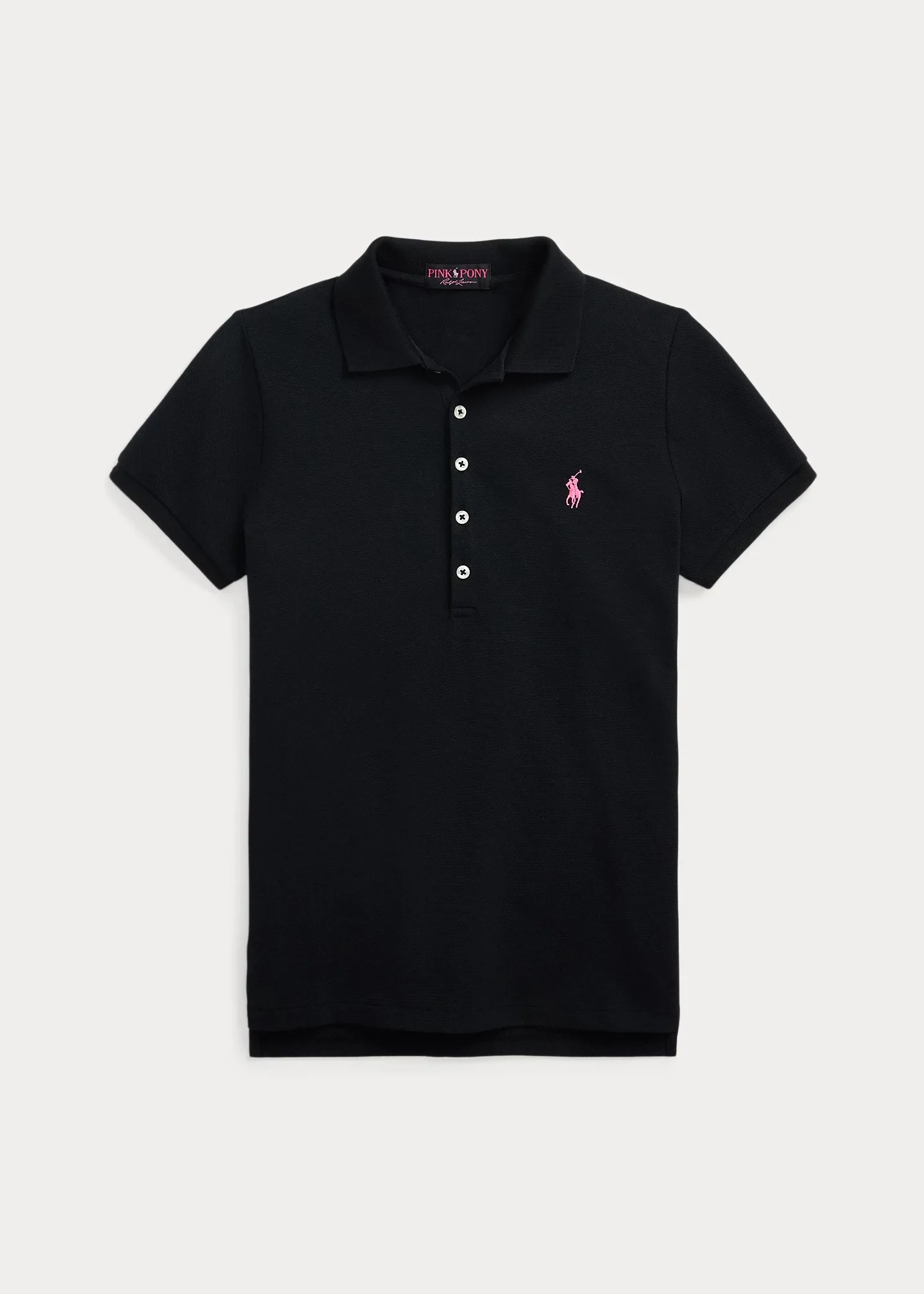 Pink Pony Slim Fit Stretch Polo Shirt - 1