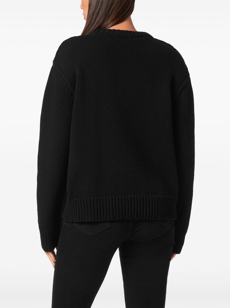 PHILIPP PLEIN crystal-logo jumper outlook