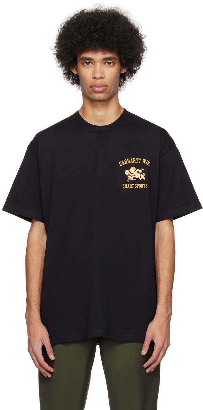Carhartt Black 'Smart Sports' T-Shirt | ssense | REVERSIBLE