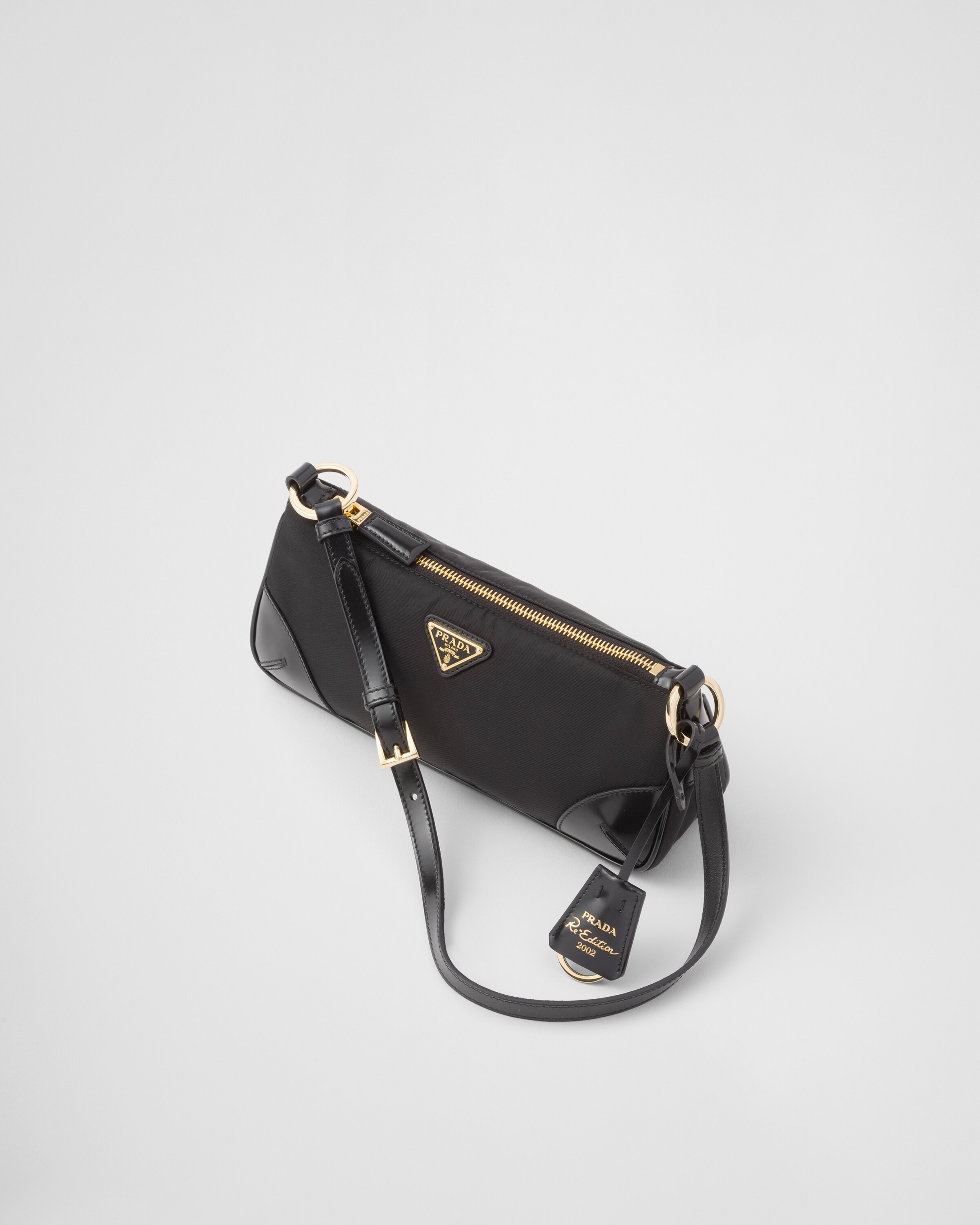Prada Re-Edition 2002 Re-Nylon and brushed leather shoulder