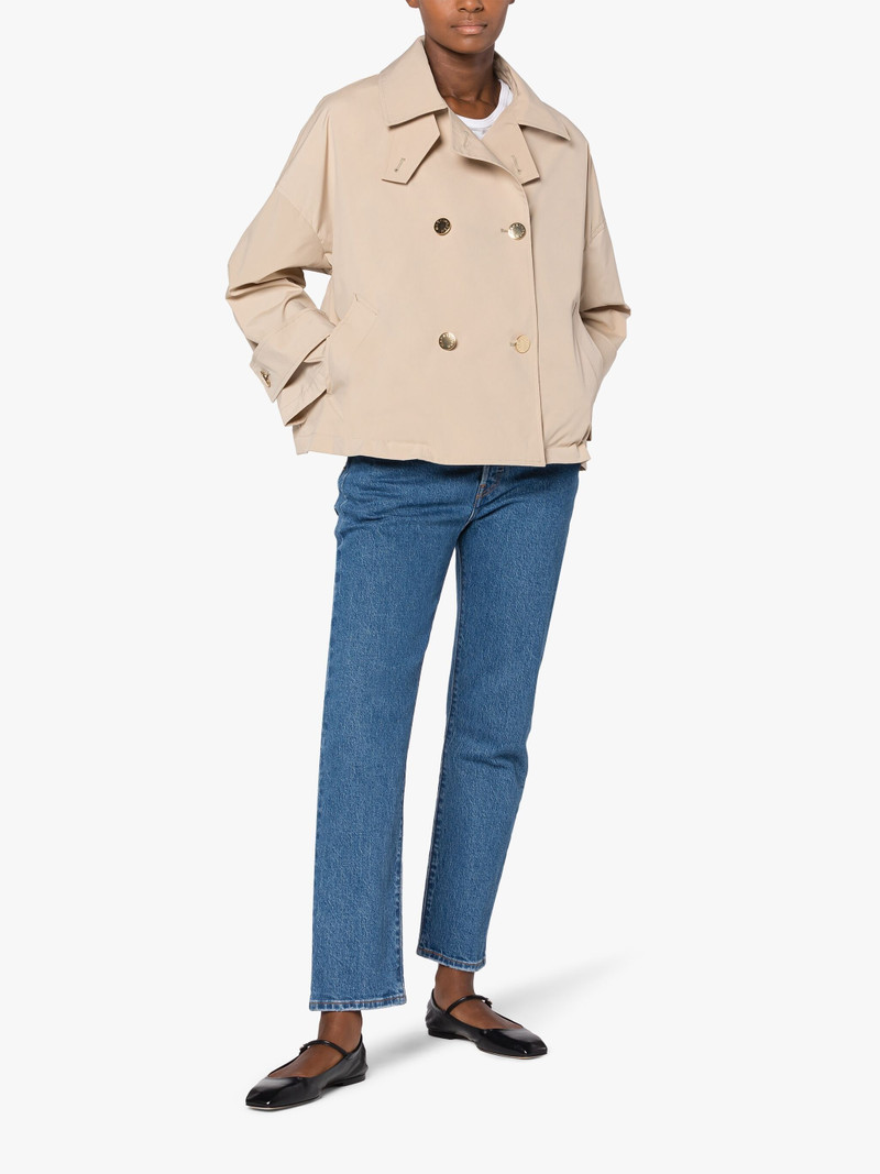 Mackintosh HUMBIE PUTTY ECO DRY SHORT DOUBLE-BREASTED OVERCOAT outlook