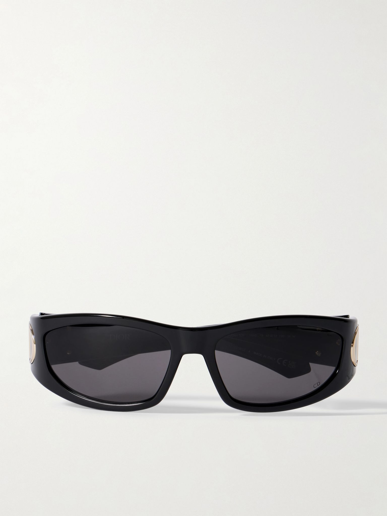 VeryDior S3I D-frame acetate sunglasses Black - 1