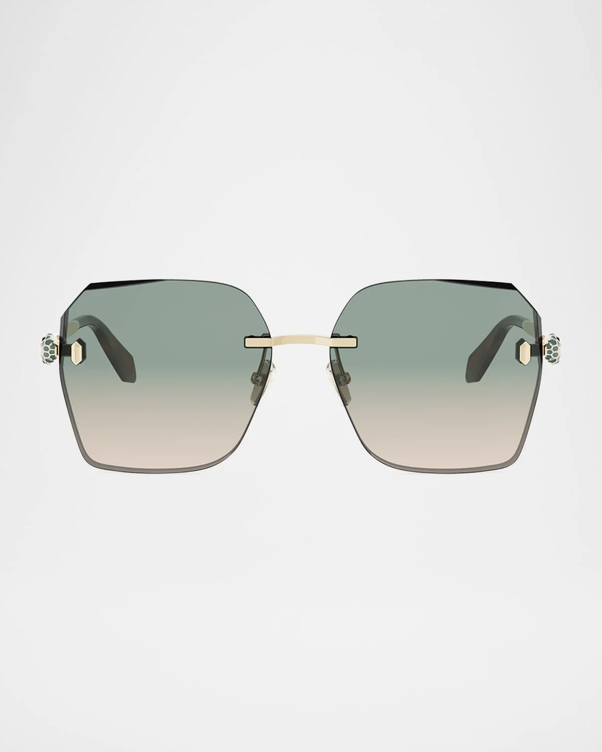 Serpenti Forever Metal Square Sunglasses - 1