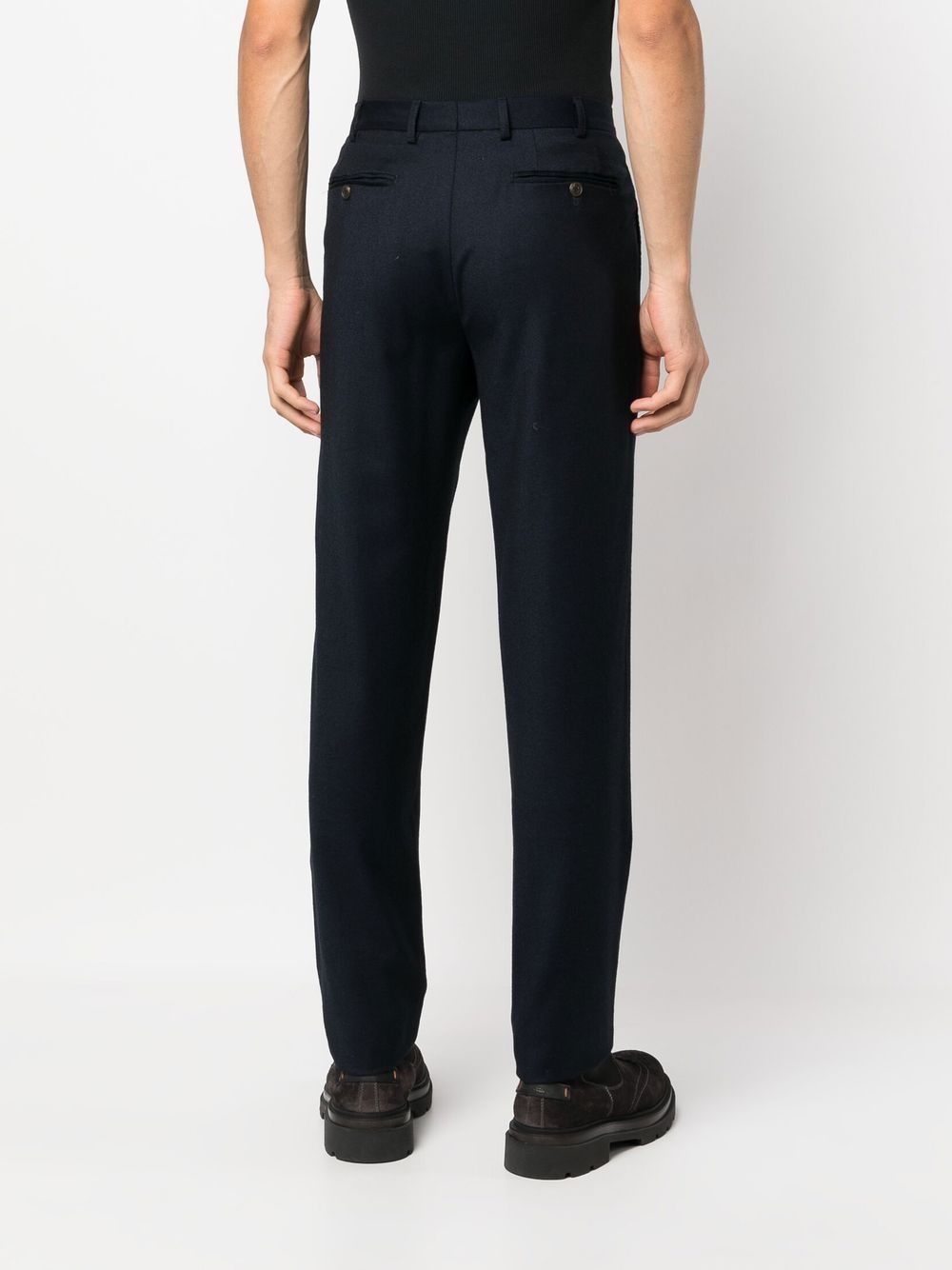 straight-leg cut trousers - 4