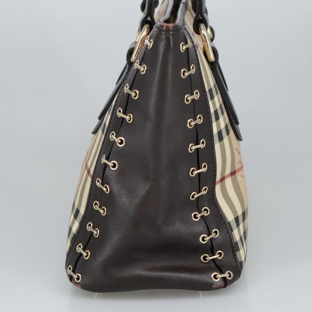Burberry Nova Check Shoulder Bag Pvc Beige - 4