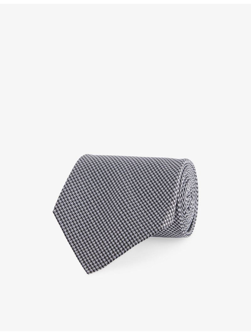 Houndstooth Silk Tie 1