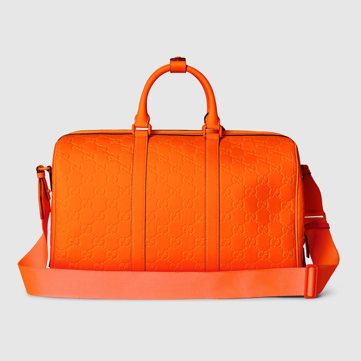 GG rubber-effect medium duffle bag - 4