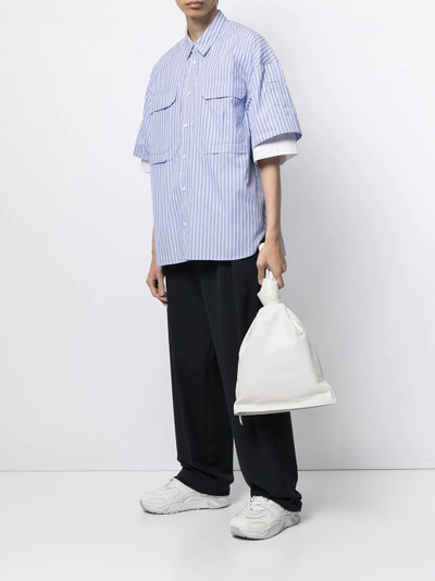 JUUN.J short-sleeved striped shirt outlook