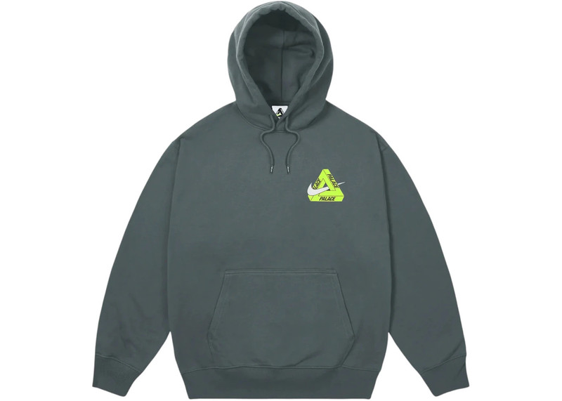 PALACE Palace x Nike Tri Swoosh Hood Charcoal outlook