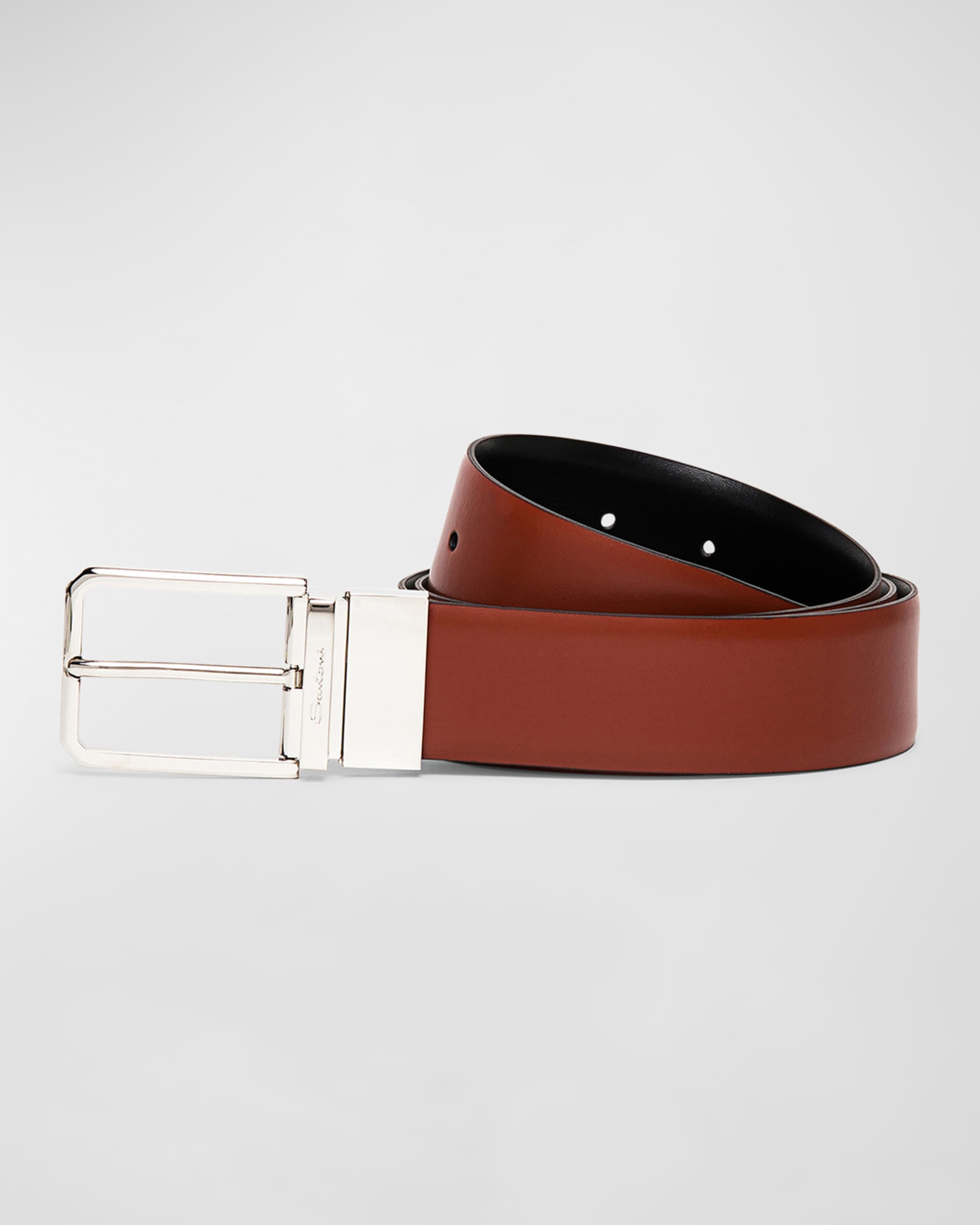 Men's Reversible Leather Belt - 1