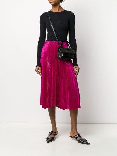 BALENCIAGA pleated mid-length skirt outlook