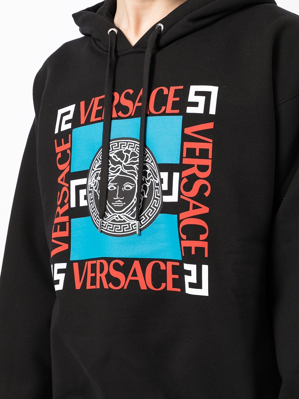 logo-print pullover hoodie - 5