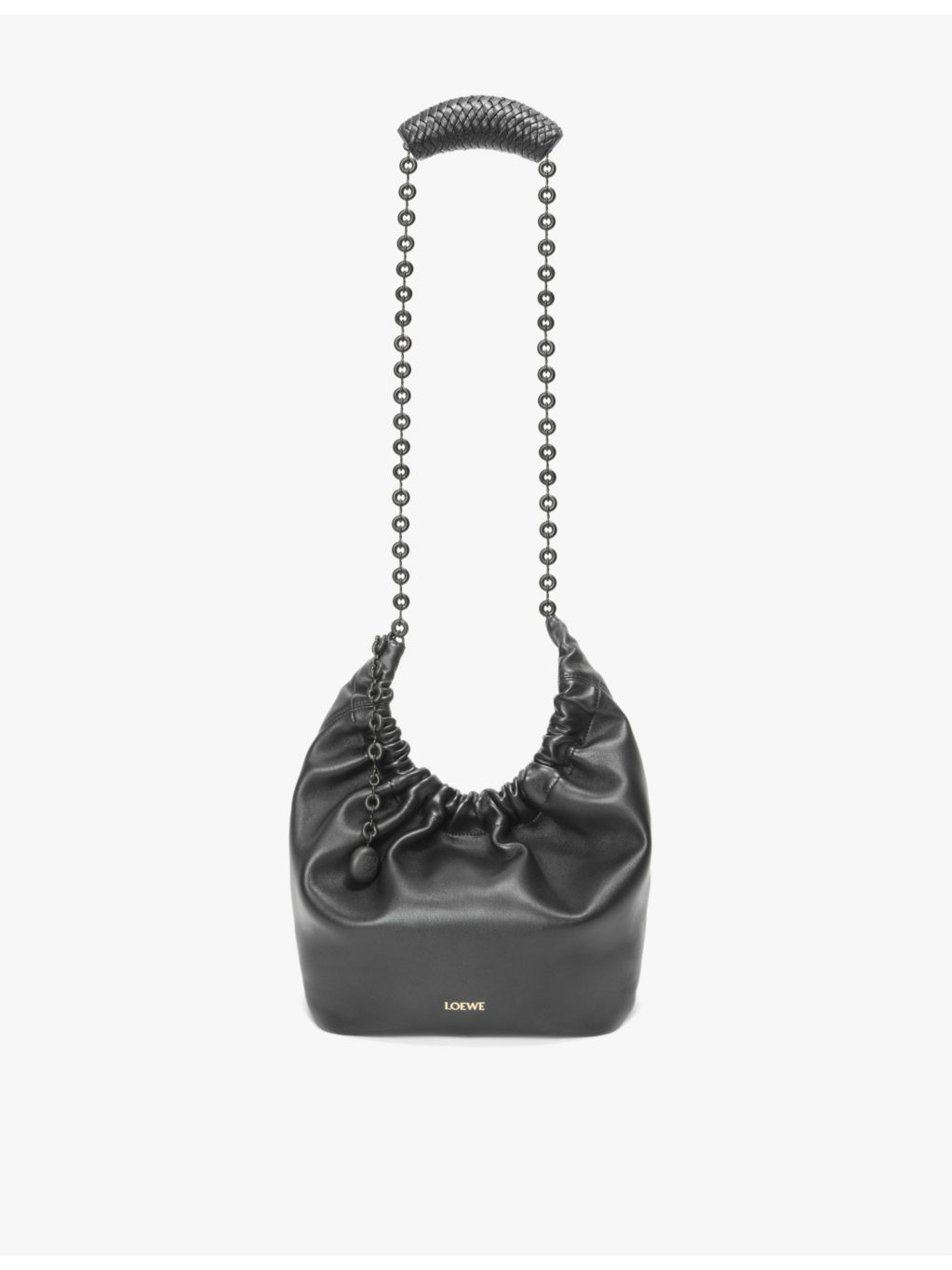 Squeeze mini leather shoulder bag - 8