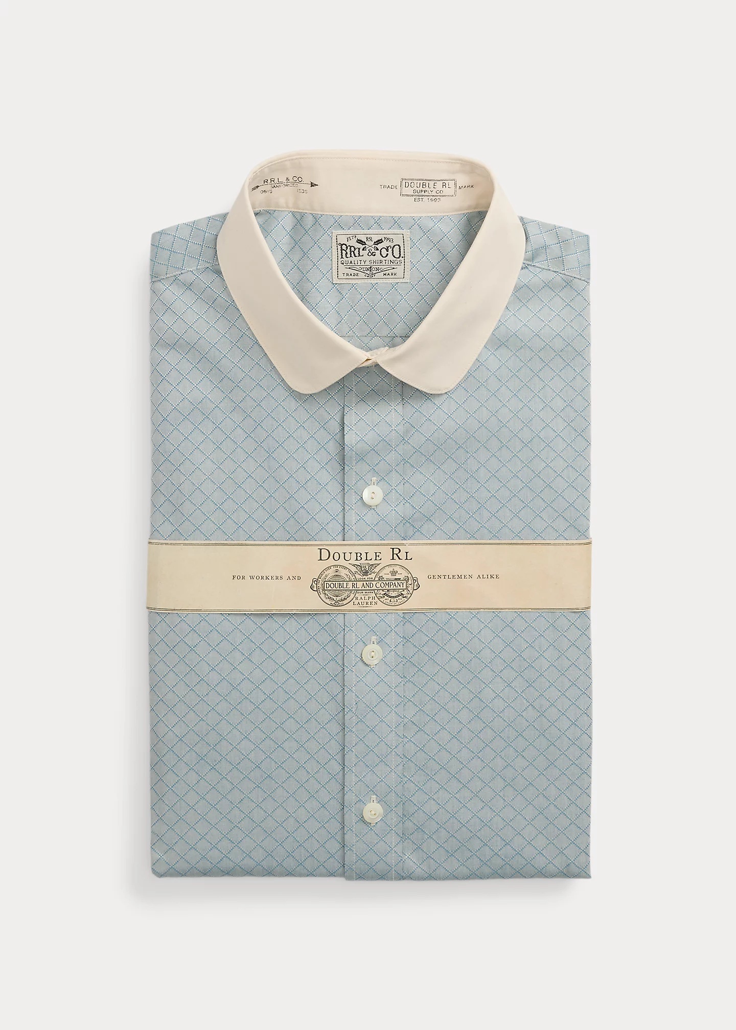 Slim Fit Checked Dobby Shirt - 1