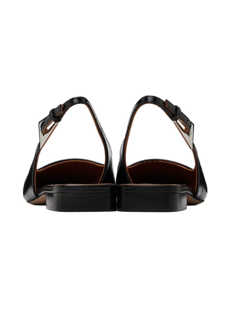 Burgundy Bettina Slingback Ballerina Flats 2
