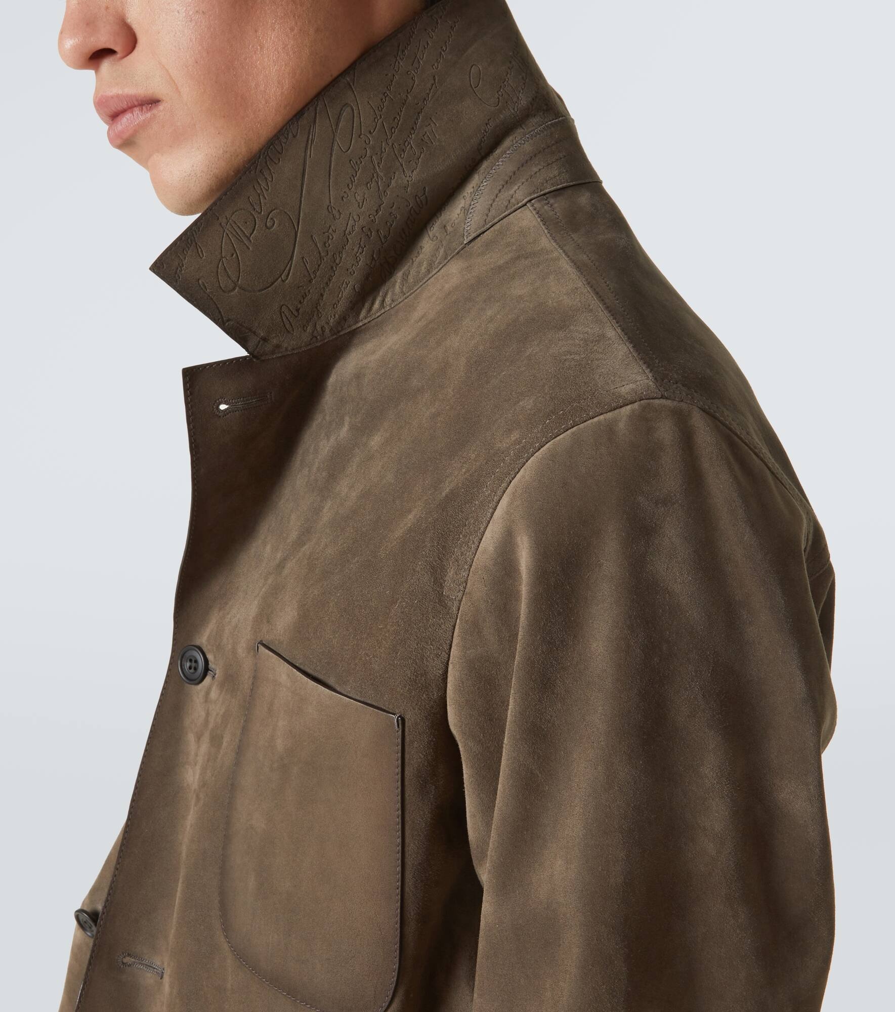 Patina suede jacket - 6