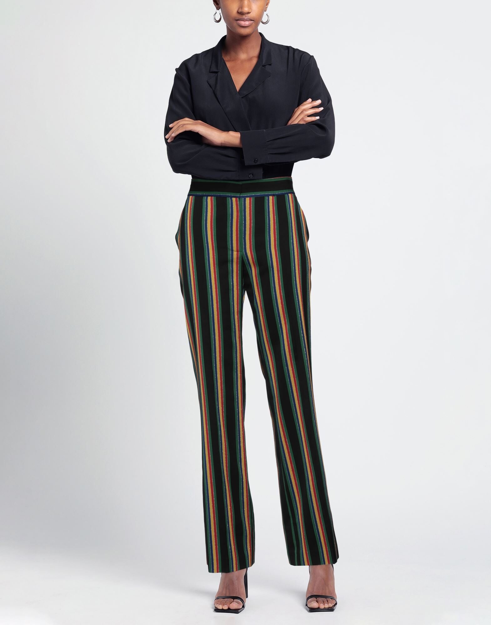 Black Women's Casual Pants - 2
