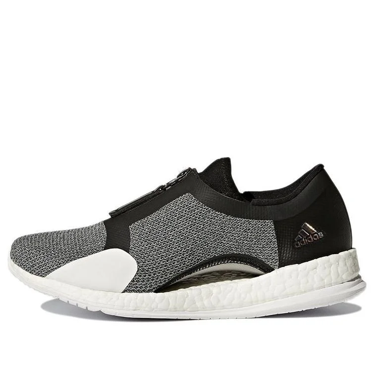 (WMNS) adidas PureBoost X Trainer Zip 'Black Silver Metallic' BY1671 - 1