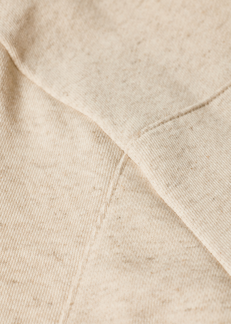 Ecru Marl Quarter Zip Collar Sweatshirt 7