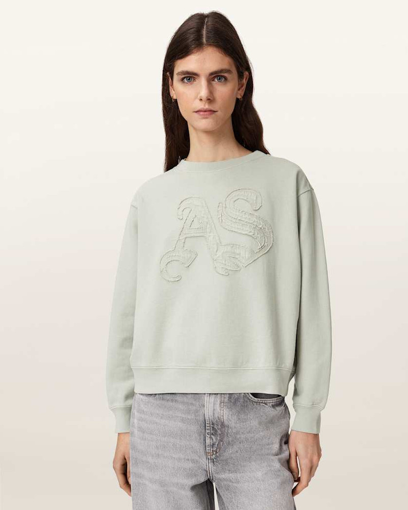 ALLSAINTS INSIGNIA PIPPA CREW NECK SWEATSHIRT outlook