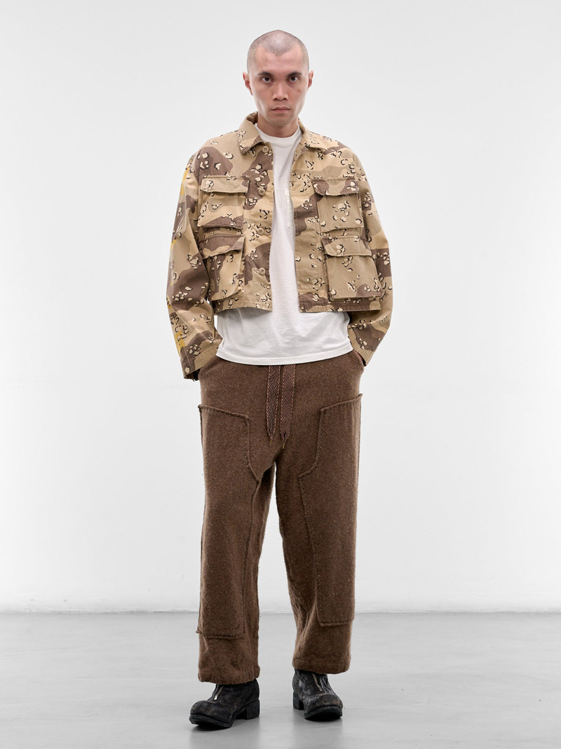 Kapital Beige Camouflage Herringbone Boxy Jacket outlook