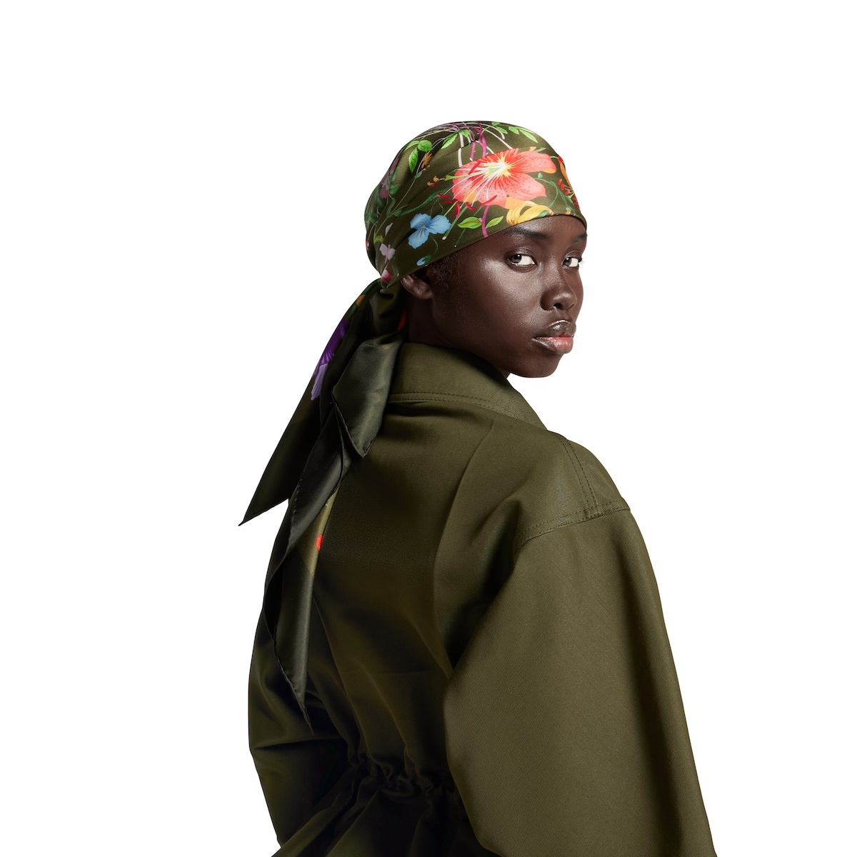 Printed silk twill carré - 3