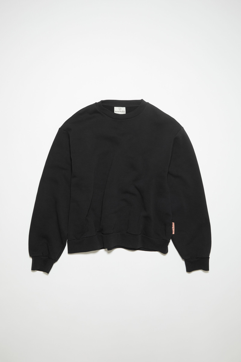 Crew neck sweater - Black - 1