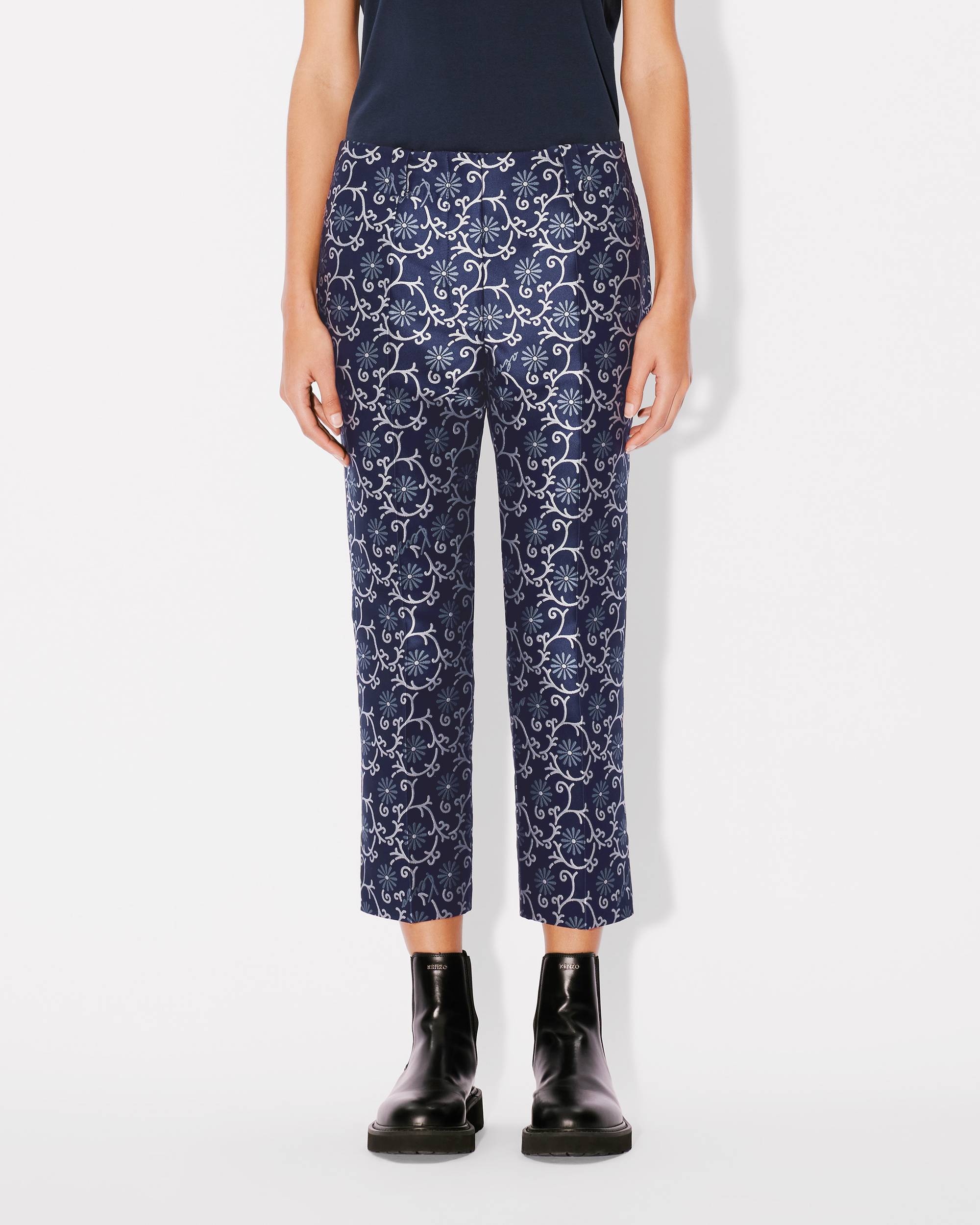 'KENZO Marguerite' cropped pants - 4