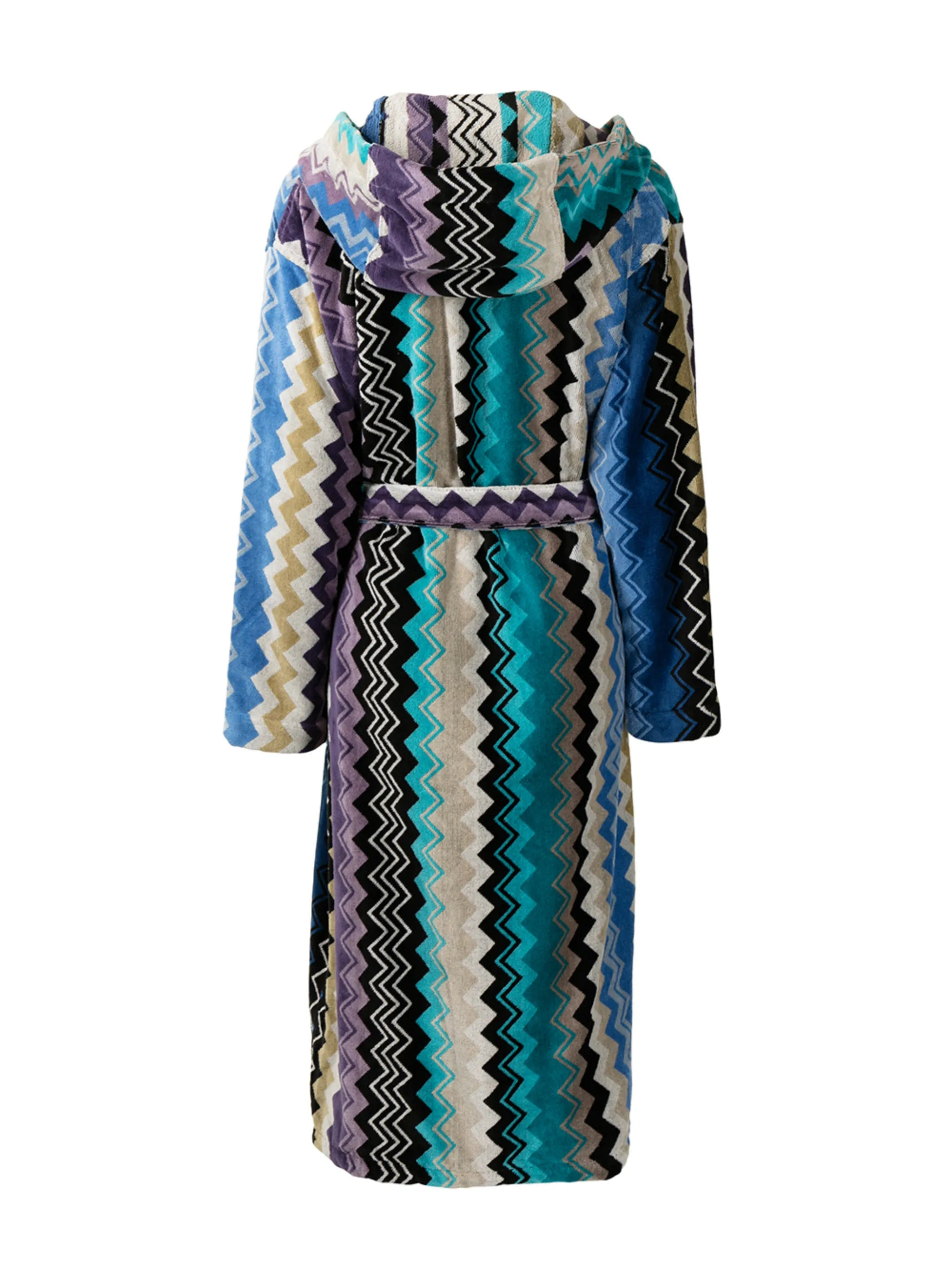 Giacomo belted hooded bathrobe - 2
