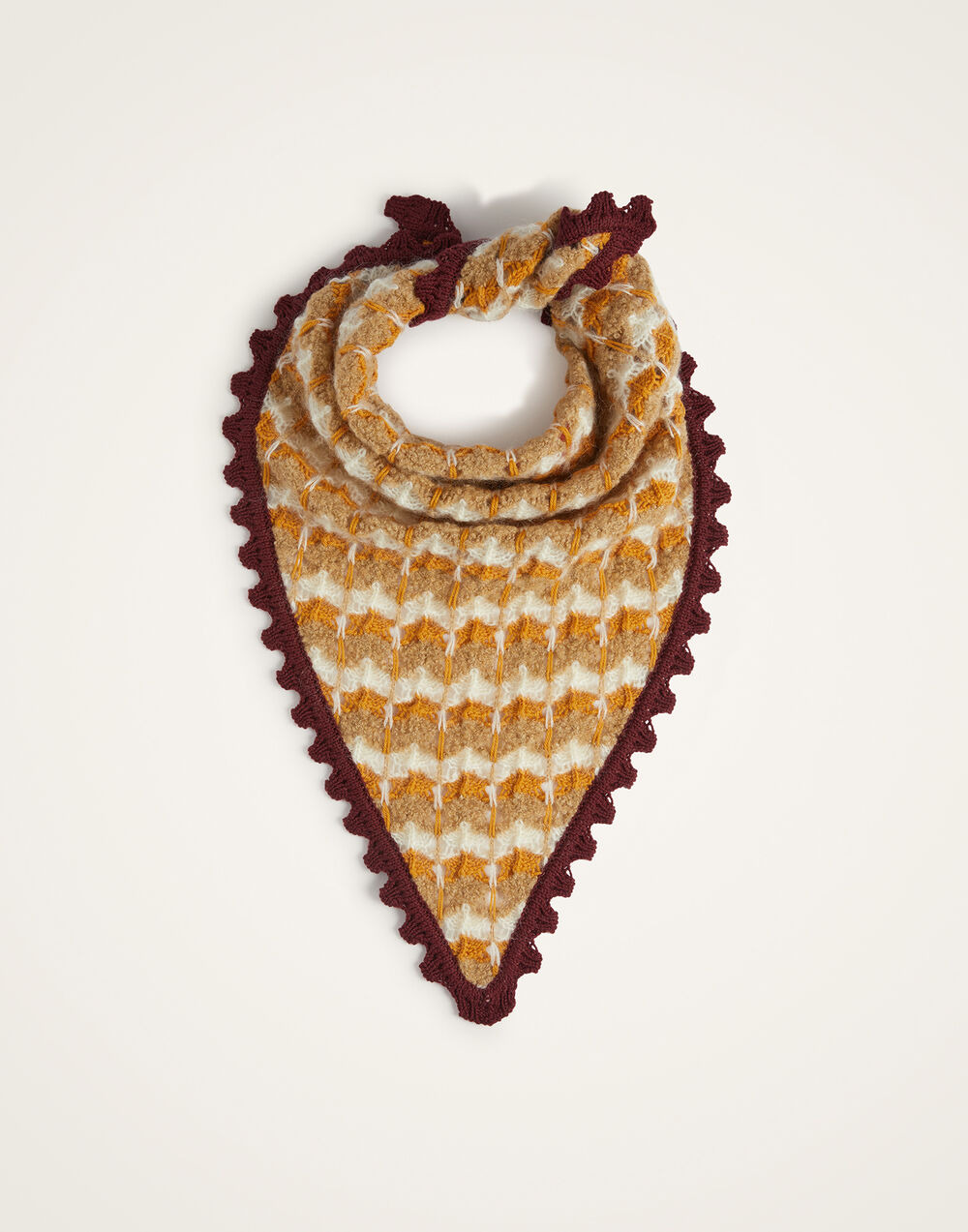 Crochet Triangle Scarf - 5