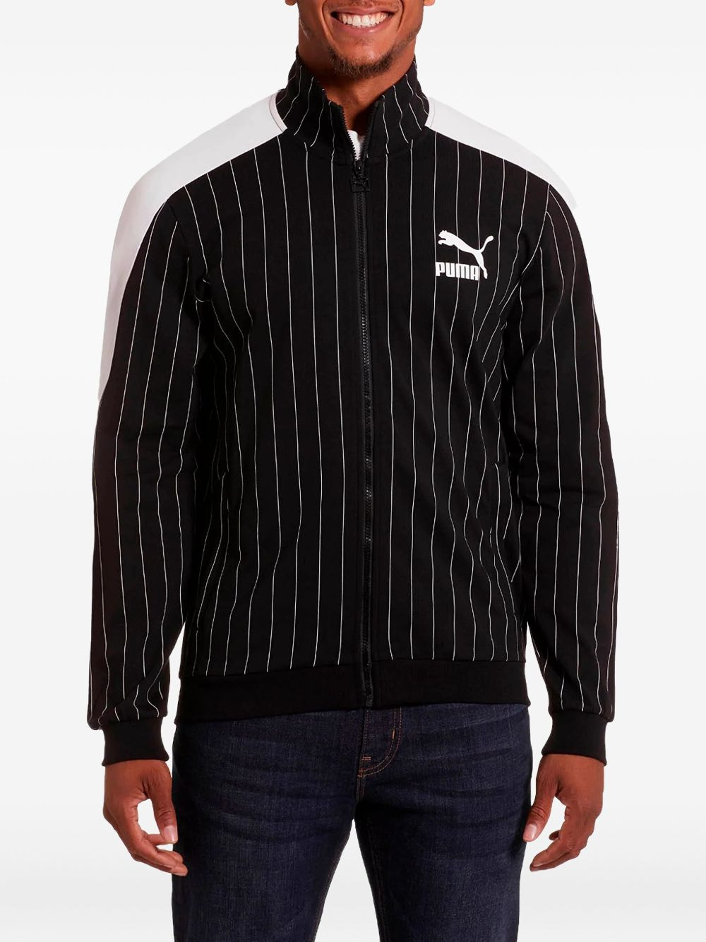 Archive Pinstripe T7 track jacket - 2
