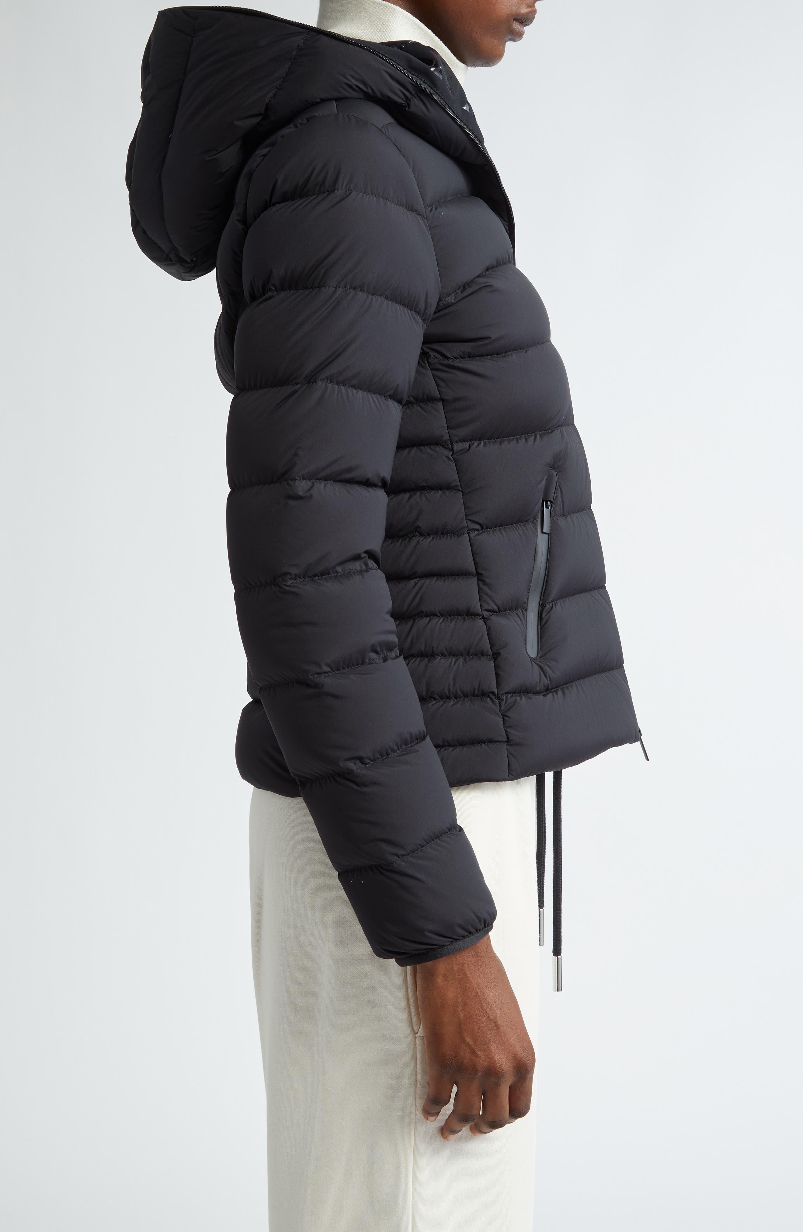 Herbe Quilted Hooded Down Puffer Jacket - 4